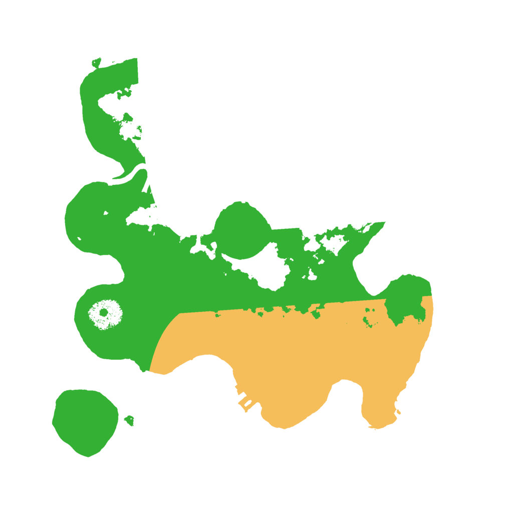 Biome Rust Map: Procedural Map, Size: 2500, Seed: 435656765