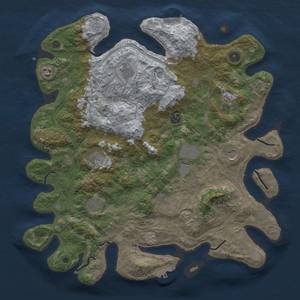 Thumbnail Rust Map: Procedural Map, Size: 4250, Seed: 1188929392, 19 Monuments