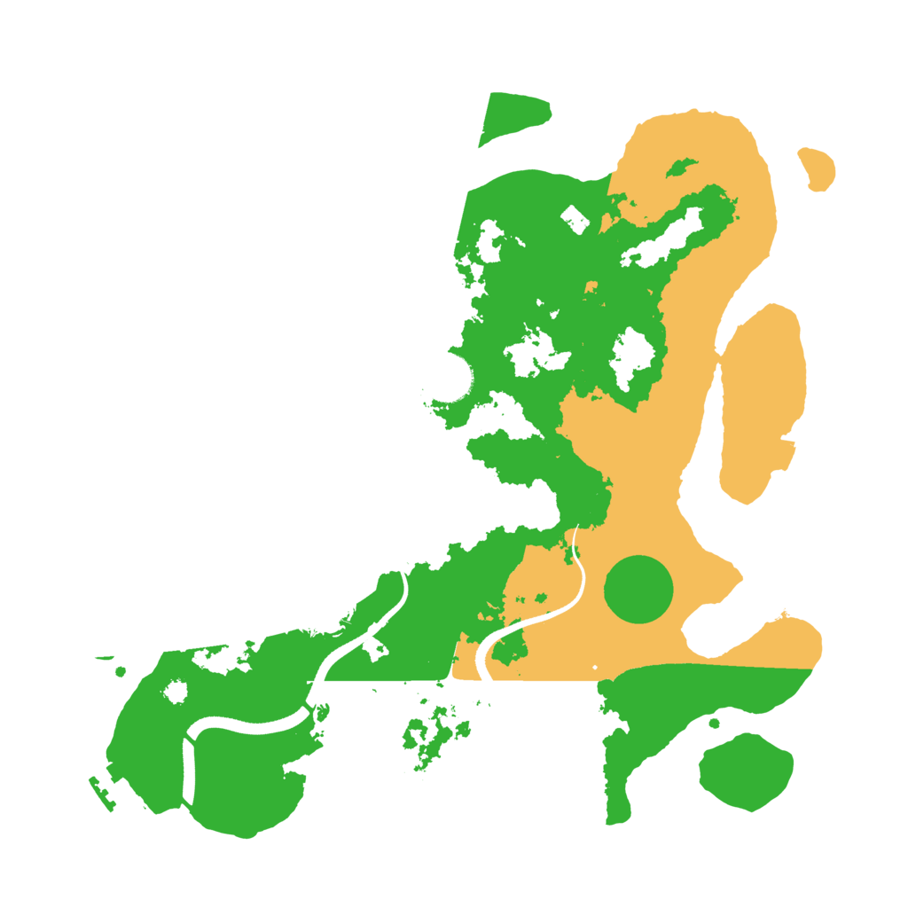 Biome Rust Map: Procedural Map, Size: 3500, Seed: 331959842