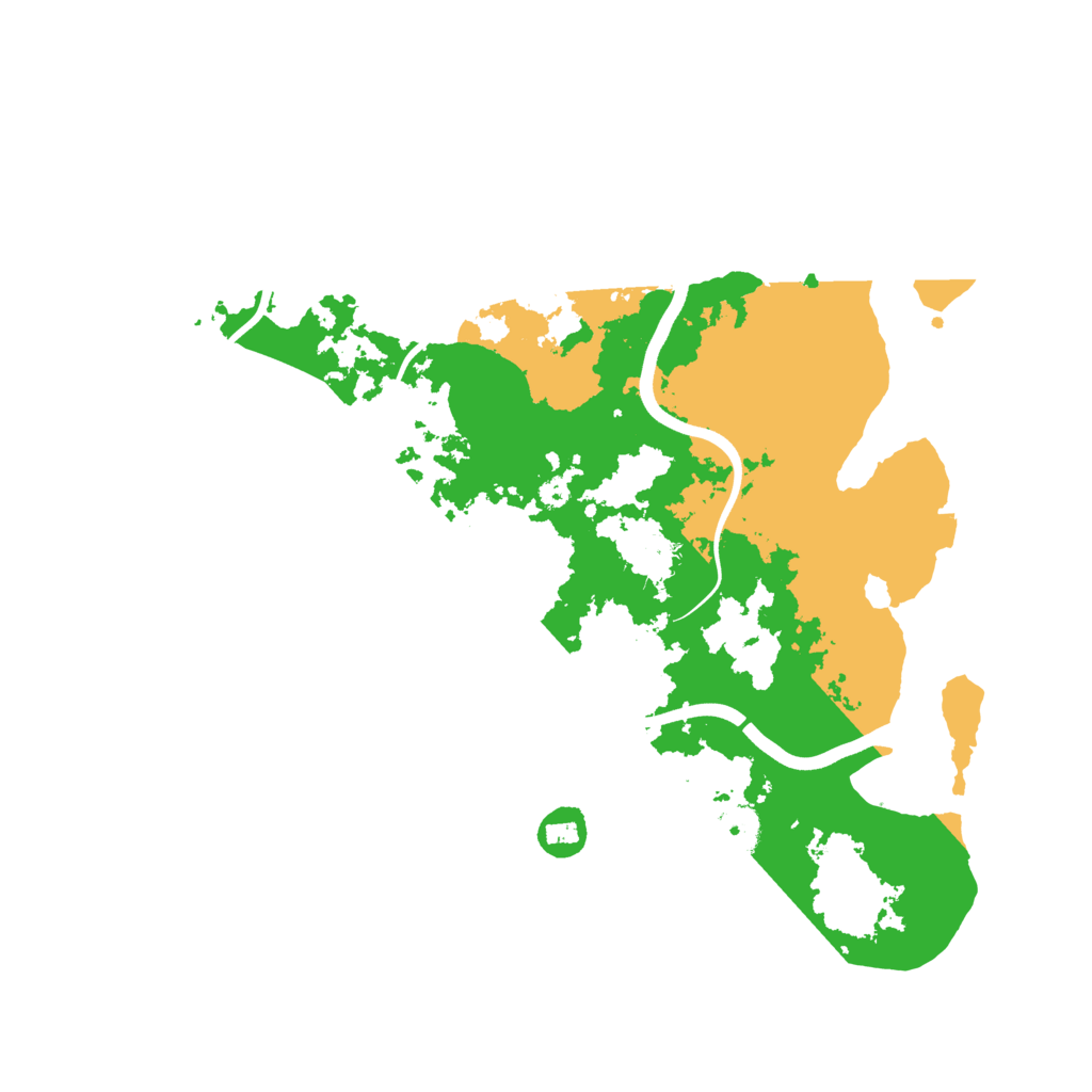 Biome Rust Map: Procedural Map, Size: 3700, Seed: 1090647084