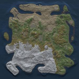 Thumbnail Rust Map: Procedural Map, Size: 4251, Seed: 2147483647, 20 Monuments