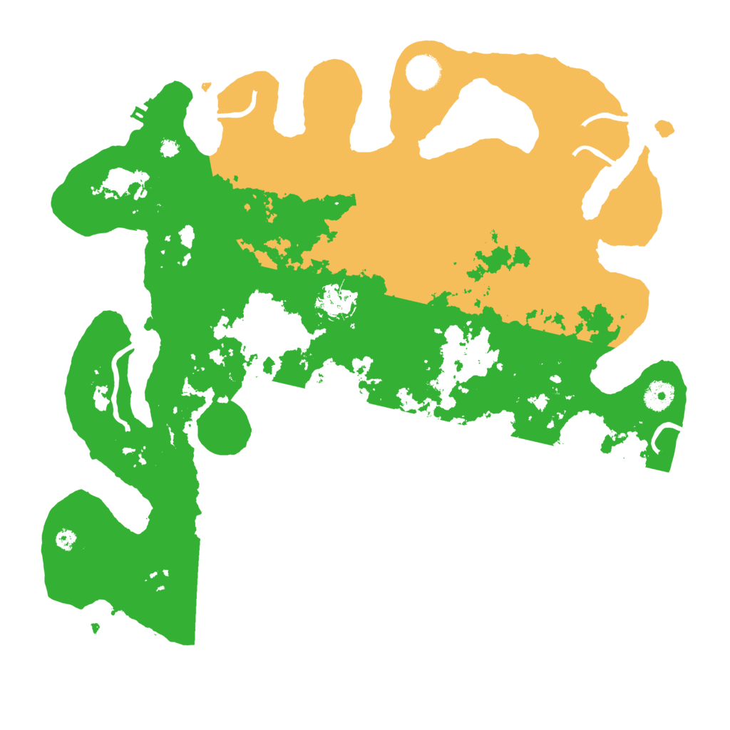 Biome Rust Map: Procedural Map, Size: 3700, Seed: 22121157