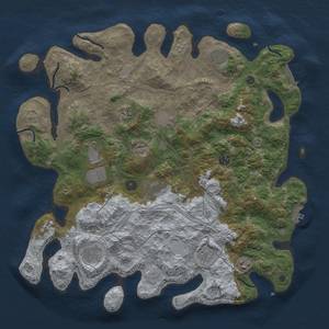 Thumbnail Rust Map: Procedural Map, Size: 4250, Seed: 1895923964, 19 Monuments