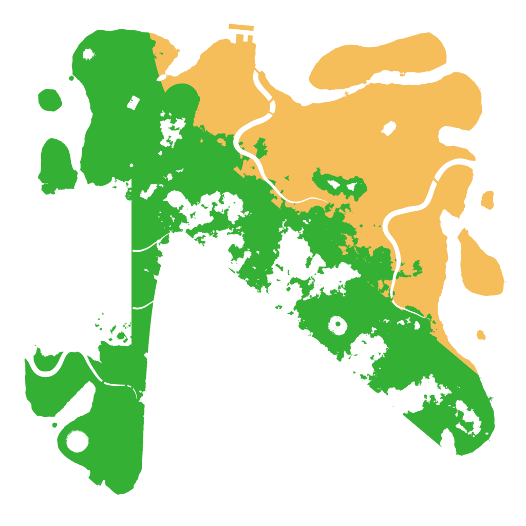 Biome Rust Map: Procedural Map, Size: 4250, Seed: 277533597