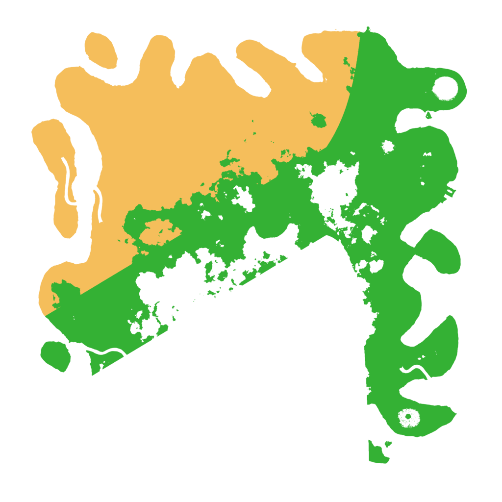 Biome Rust Map: Procedural Map, Size: 3700, Seed: 1580281231