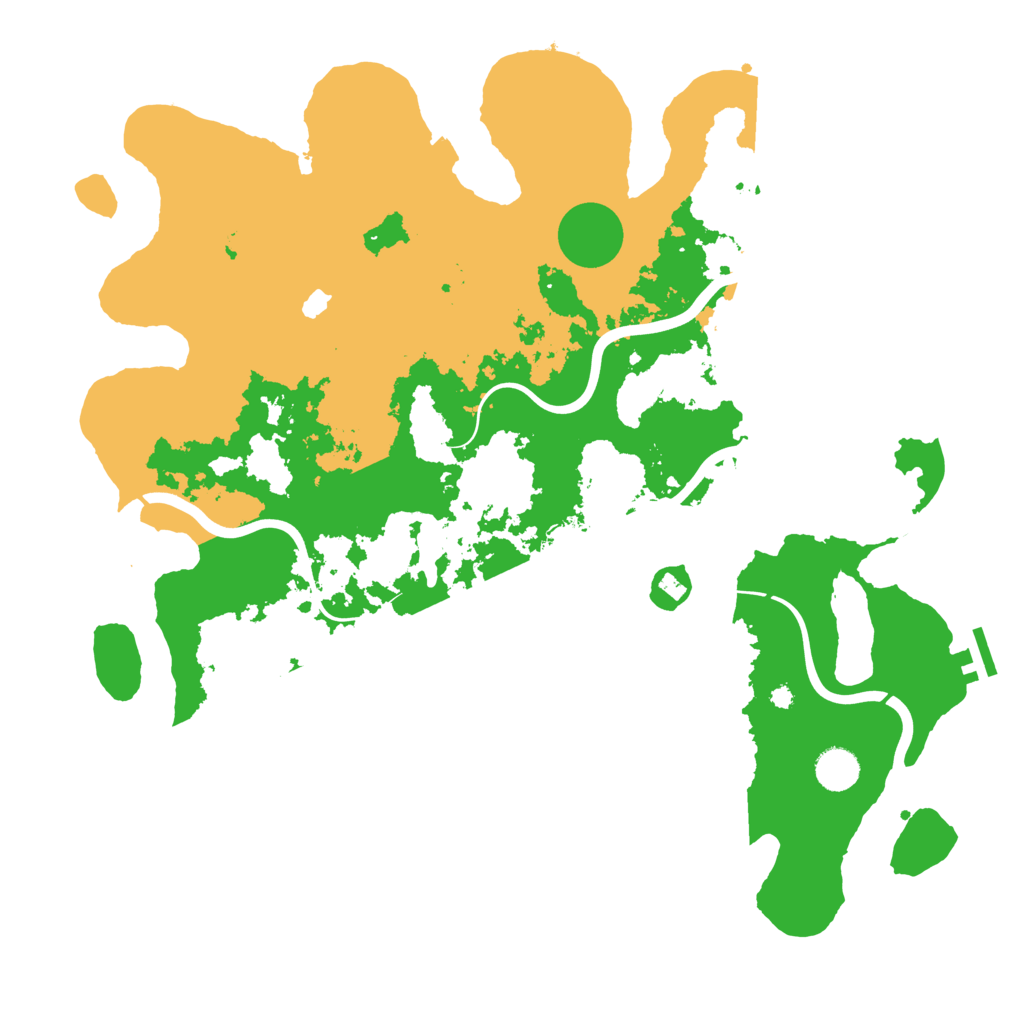 Biome Rust Map: Procedural Map, Size: 4150, Seed: 730582632