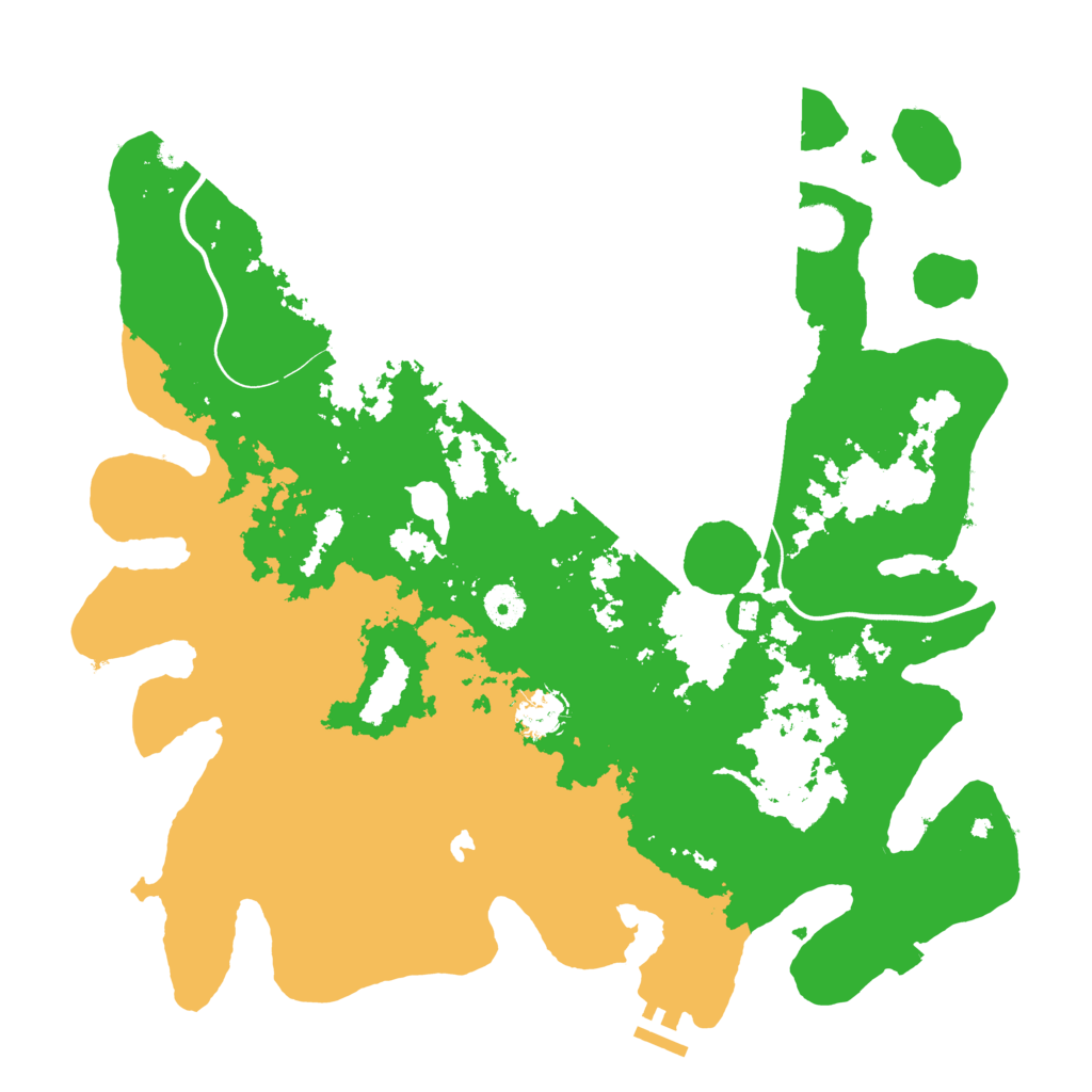 Biome Rust Map: Procedural Map, Size: 4000, Seed: 312423