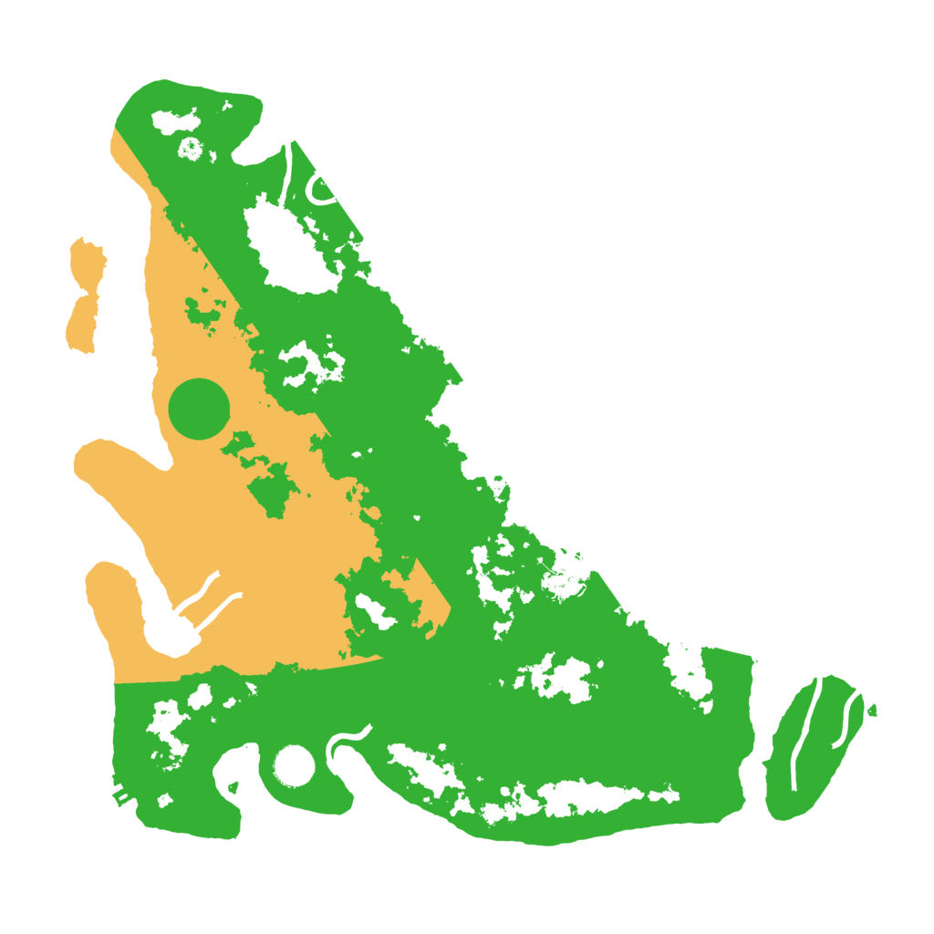 Biome Rust Map: Procedural Map, Size: 4000, Seed: 8925