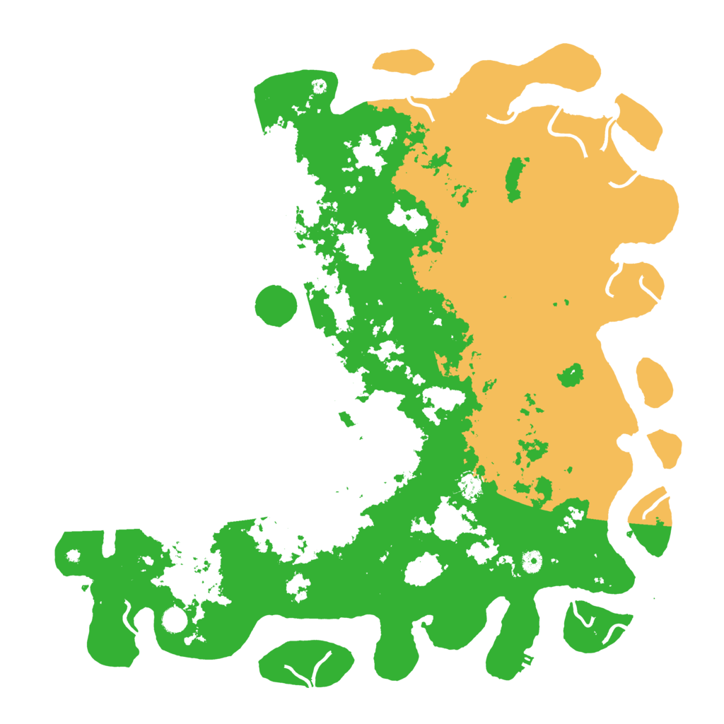 Biome Rust Map: Procedural Map, Size: 5000, Seed: 399812443