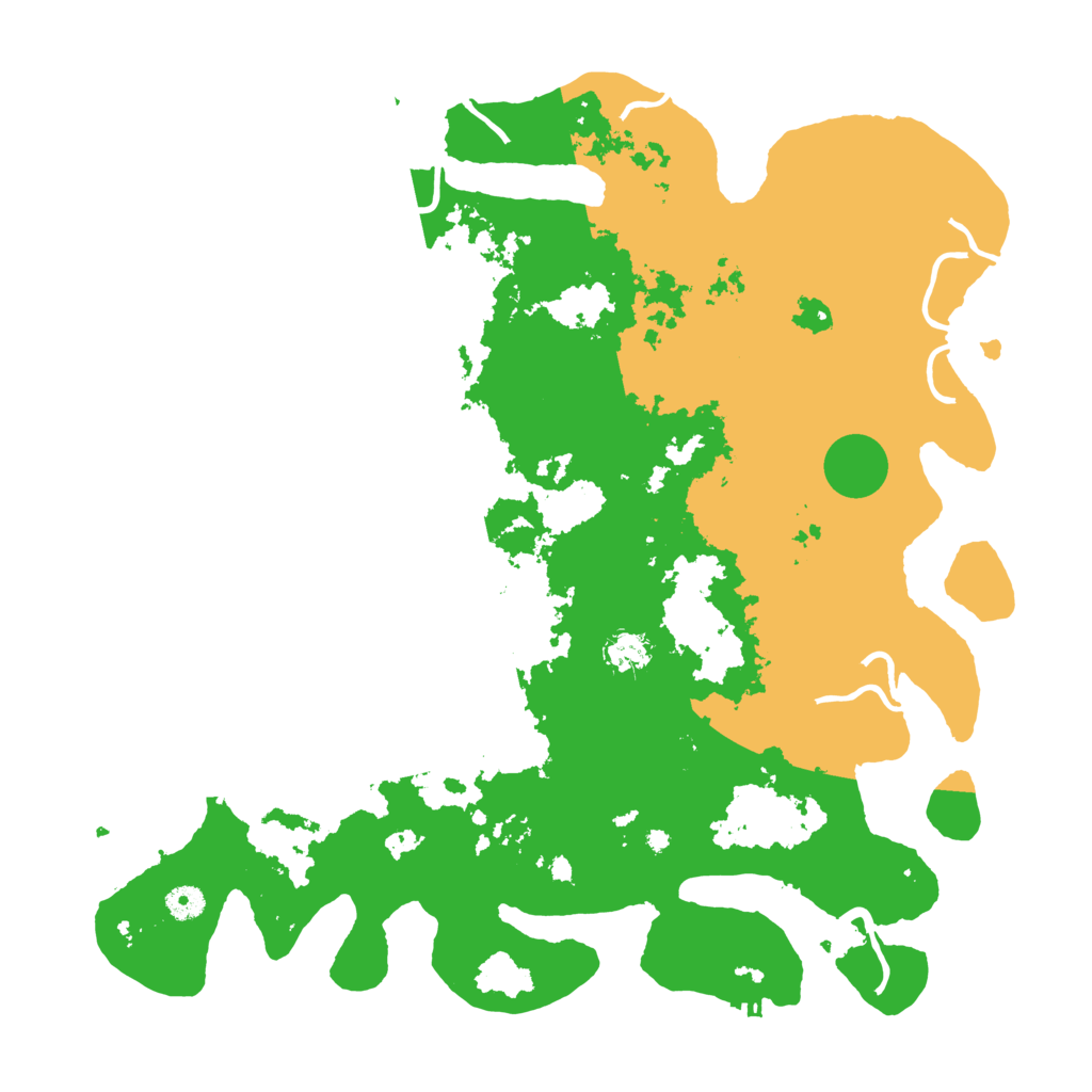 Biome Rust Map: Procedural Map, Size: 4500, Seed: 1216992418