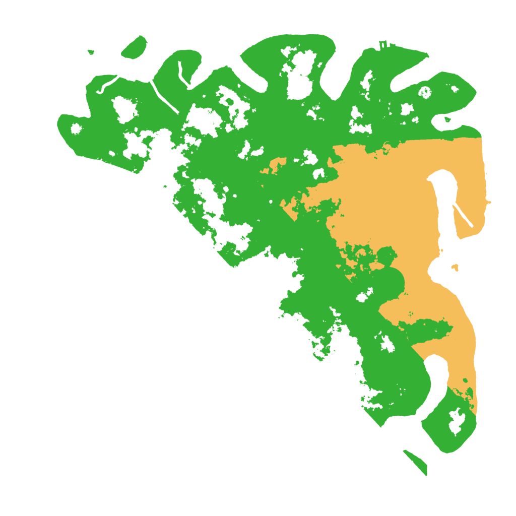 Biome Rust Map: Procedural Map, Size: 4300, Seed: 350017207