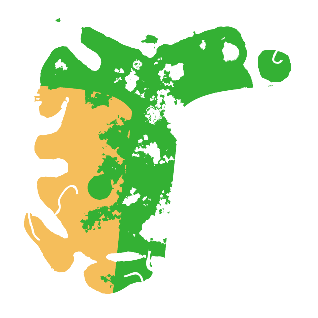 Biome Rust Map: Procedural Map, Size: 3500, Seed: 2070883582