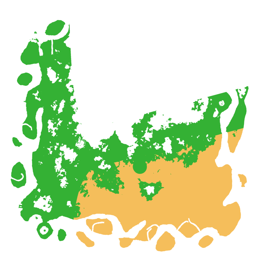 Biome Rust Map: Procedural Map, Size: 5000, Seed: 54783901