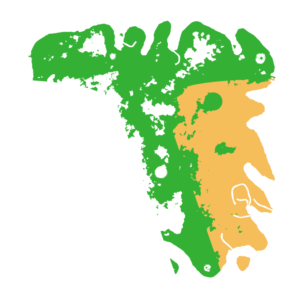 Biome Rust Map: Procedural Map, Size: 4300, Seed: 199913