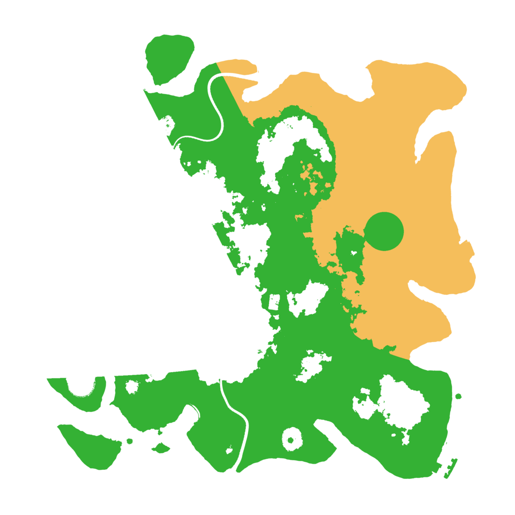 Biome Rust Map: Procedural Map, Size: 3500, Seed: 125319624