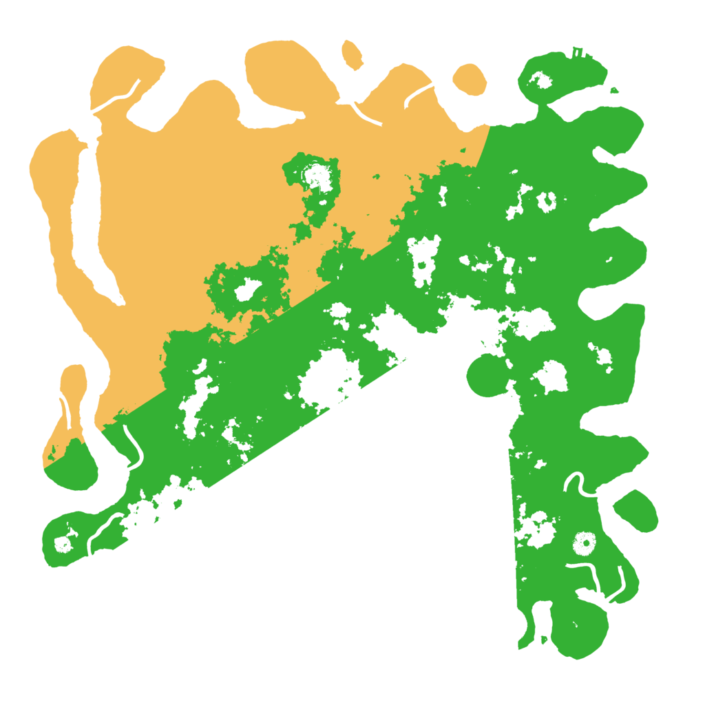 Biome Rust Map: Procedural Map, Size: 4500, Seed: 7327095
