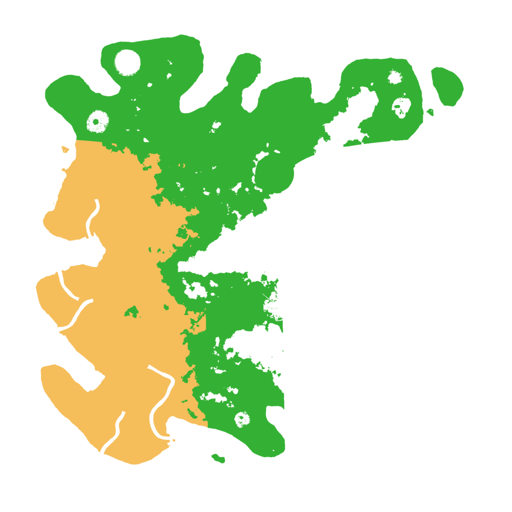 Biome Rust Map: Procedural Map, Size: 3500, Seed: 56369