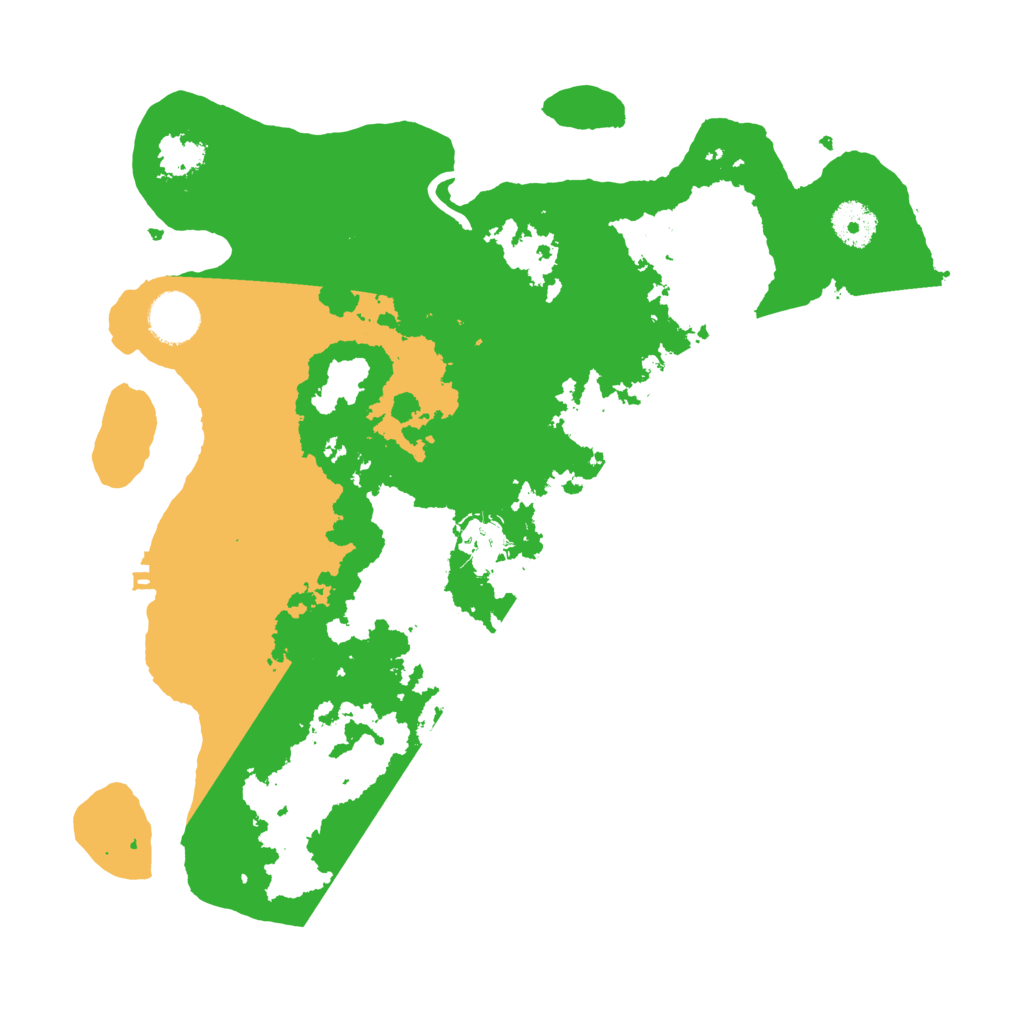 Biome Rust Map: Procedural Map, Size: 3500, Seed: 1383214494