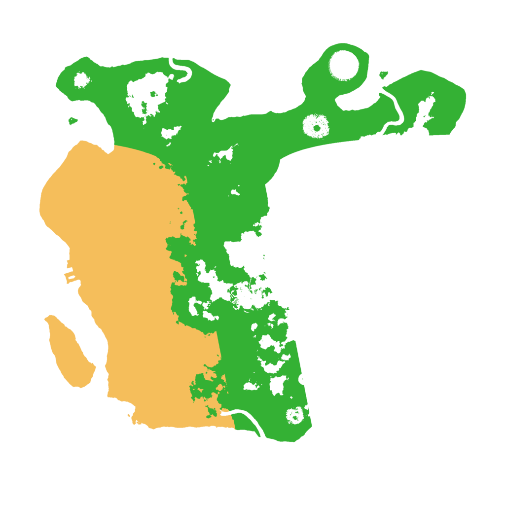 Biome Rust Map: Procedural Map, Size: 3000, Seed: 10498574