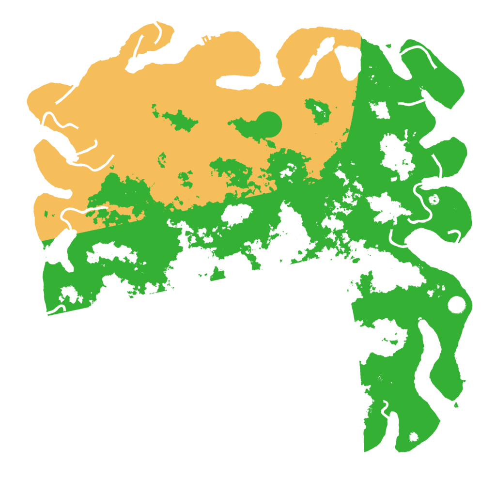 Biome Rust Map: Procedural Map, Size: 5000, Seed: 434289503
