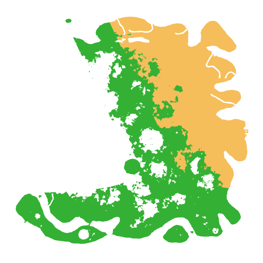 Biome Rust Map: Procedural Map, Size: 4500, Seed: 1139662589