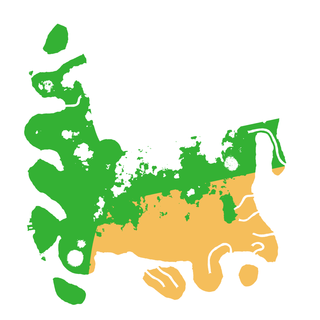 Biome Rust Map: Procedural Map, Size: 3500, Seed: 1134913