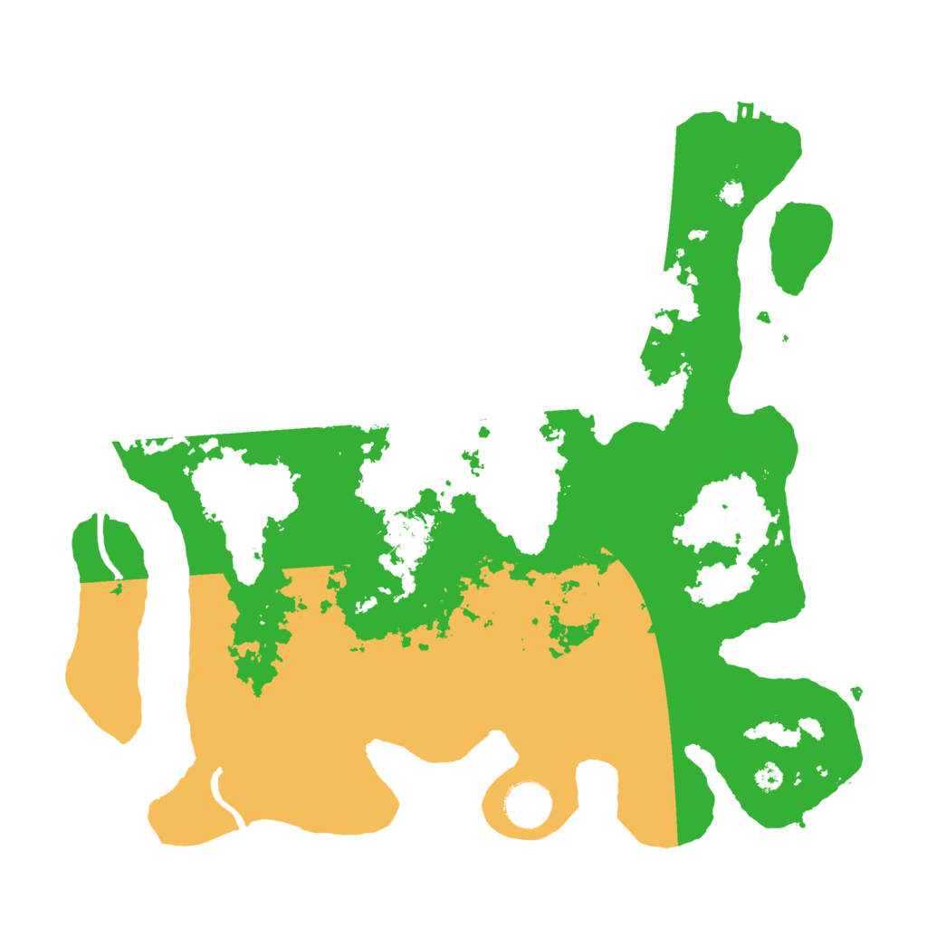 Biome Rust Map: Procedural Map, Size: 3500, Seed: 598