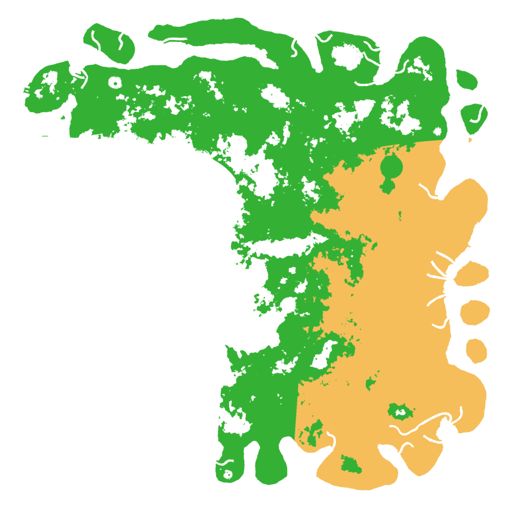 Biome Rust Map: Procedural Map, Size: 6000, Seed: 2033423499