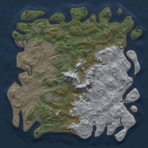 Thumbnail Rust Map: Procedural Map, Size: 5000, Seed: 778778, 20 Monuments