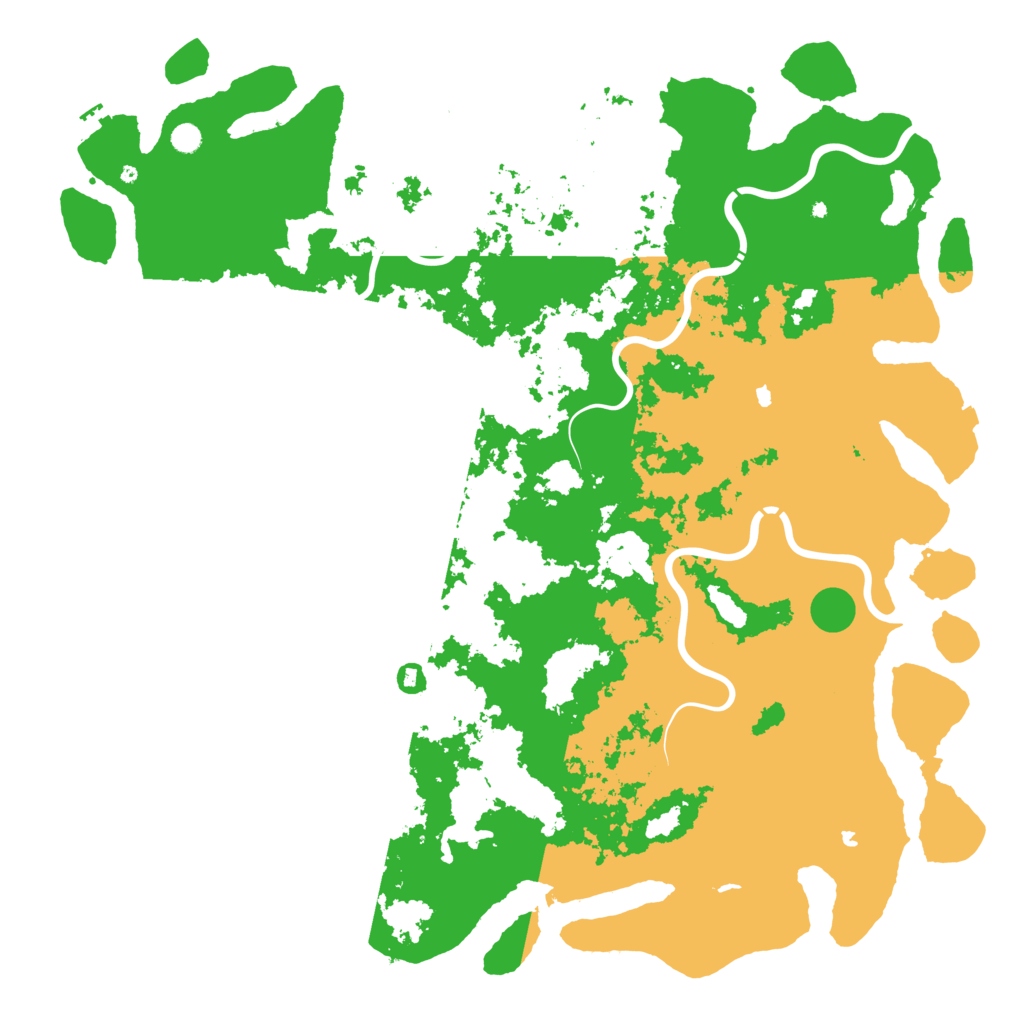 Biome Rust Map: Procedural Map, Size: 6000, Seed: 4567