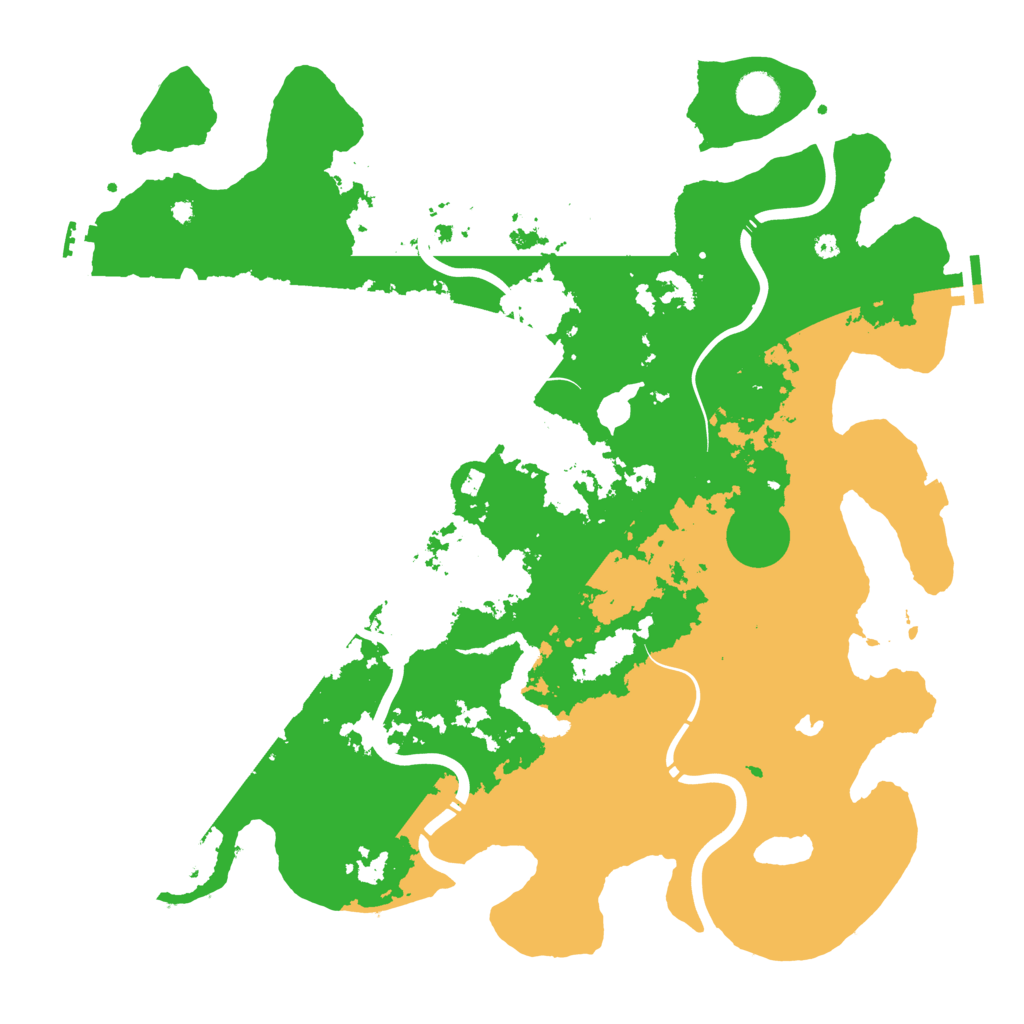Biome Rust Map: Procedural Map, Size: 4250, Seed: 761669682
