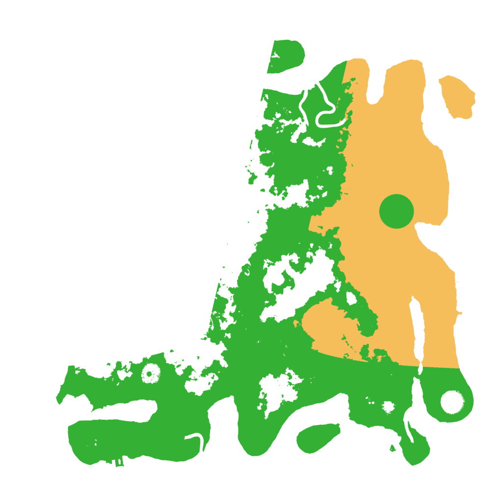 Biome Rust Map: Procedural Map, Size: 3850, Seed: 80885878