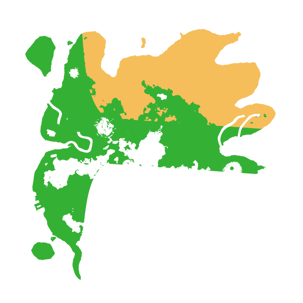 Biome Rust Map: Procedural Map, Size: 2900, Seed: 10458374