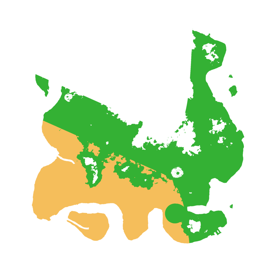 Biome Rust Map: Procedural Map, Size: 3500, Seed: 547632