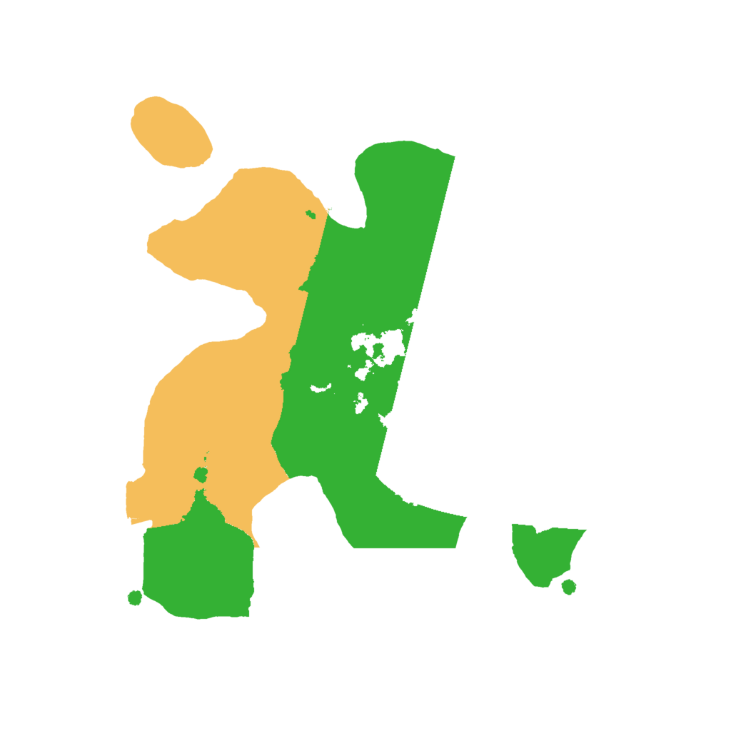 Biome Rust Map: Procedural Map, Size: 2000, Seed: 302