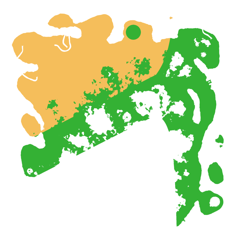 Biome Rust Map: Procedural Map, Size: 4250, Seed: 1000000