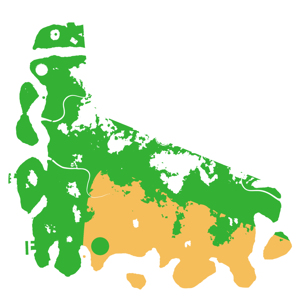 Biome Rust Map: Procedural Map, Size: 4500, Seed: 1540025988