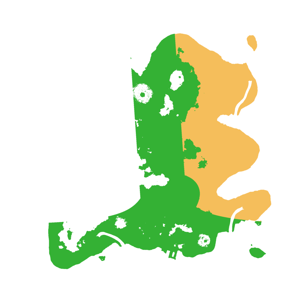 Biome Rust Map: Procedural Map, Size: 2500, Seed: 300527052