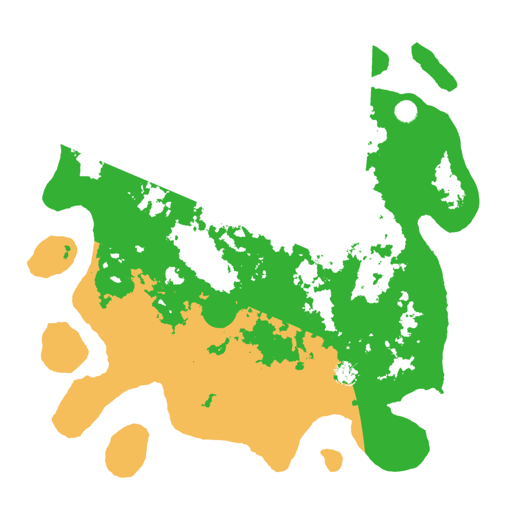 Biome Rust Map: Barren, Size: 4000, Seed: 7123725