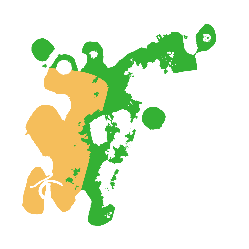 Biome Rust Map: Procedural Map, Size: 3000, Seed: 952352564