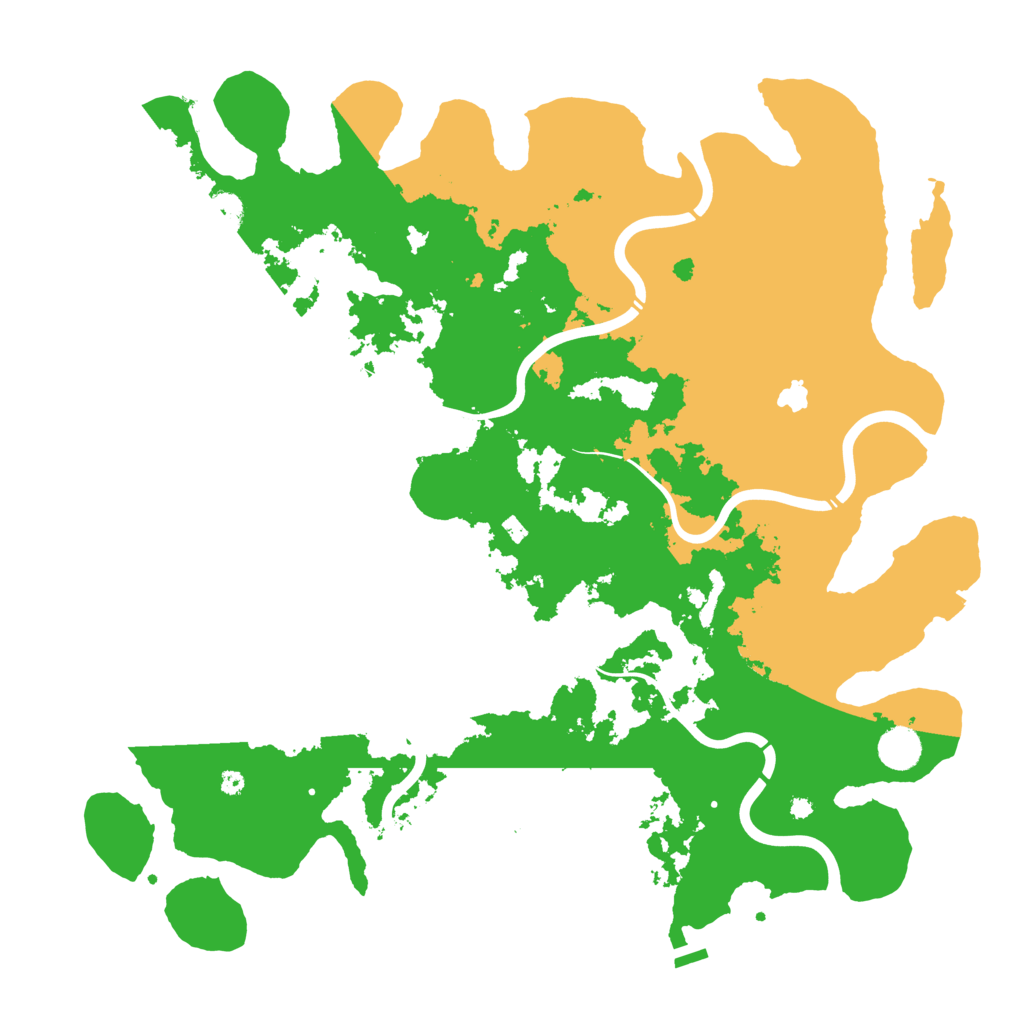 Biome Rust Map: Procedural Map, Size: 4250, Seed: 194759678