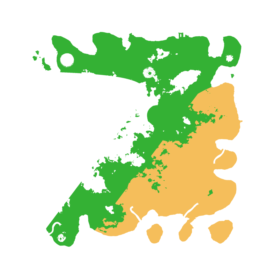 Biome Rust Map: Procedural Map, Size: 3500, Seed: 6272604