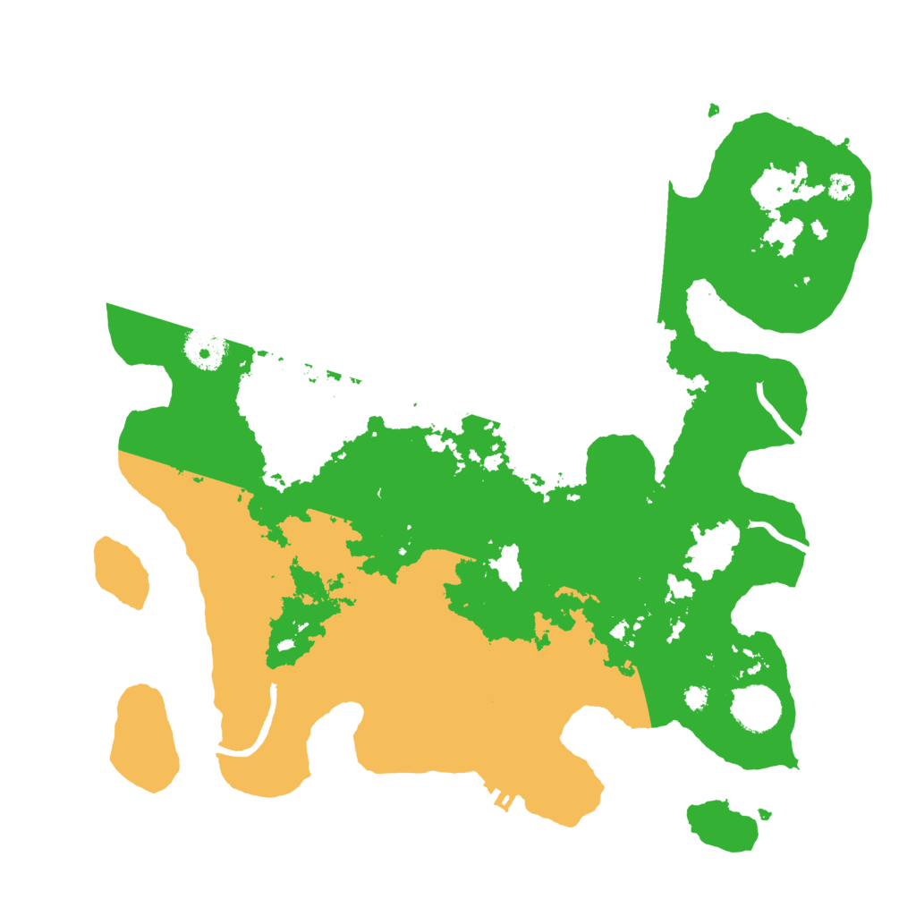 Biome Rust Map: Procedural Map, Size: 3500, Seed: 2062359885