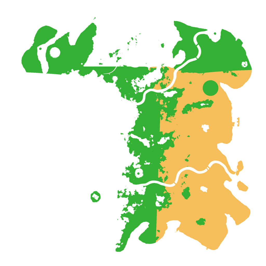 Biome Rust Map: Procedural Map, Size: 4500, Seed: 20220804