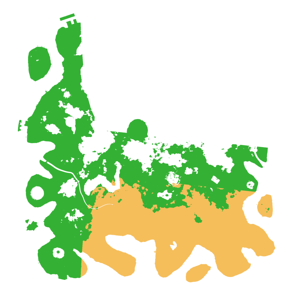 Biome Rust Map: Procedural Map, Size: 4000, Seed: 42226533
