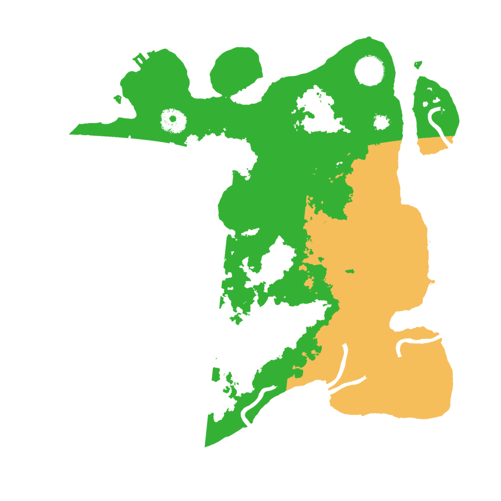 Biome Rust Map: Procedural Map, Size: 3000, Seed: 822360315