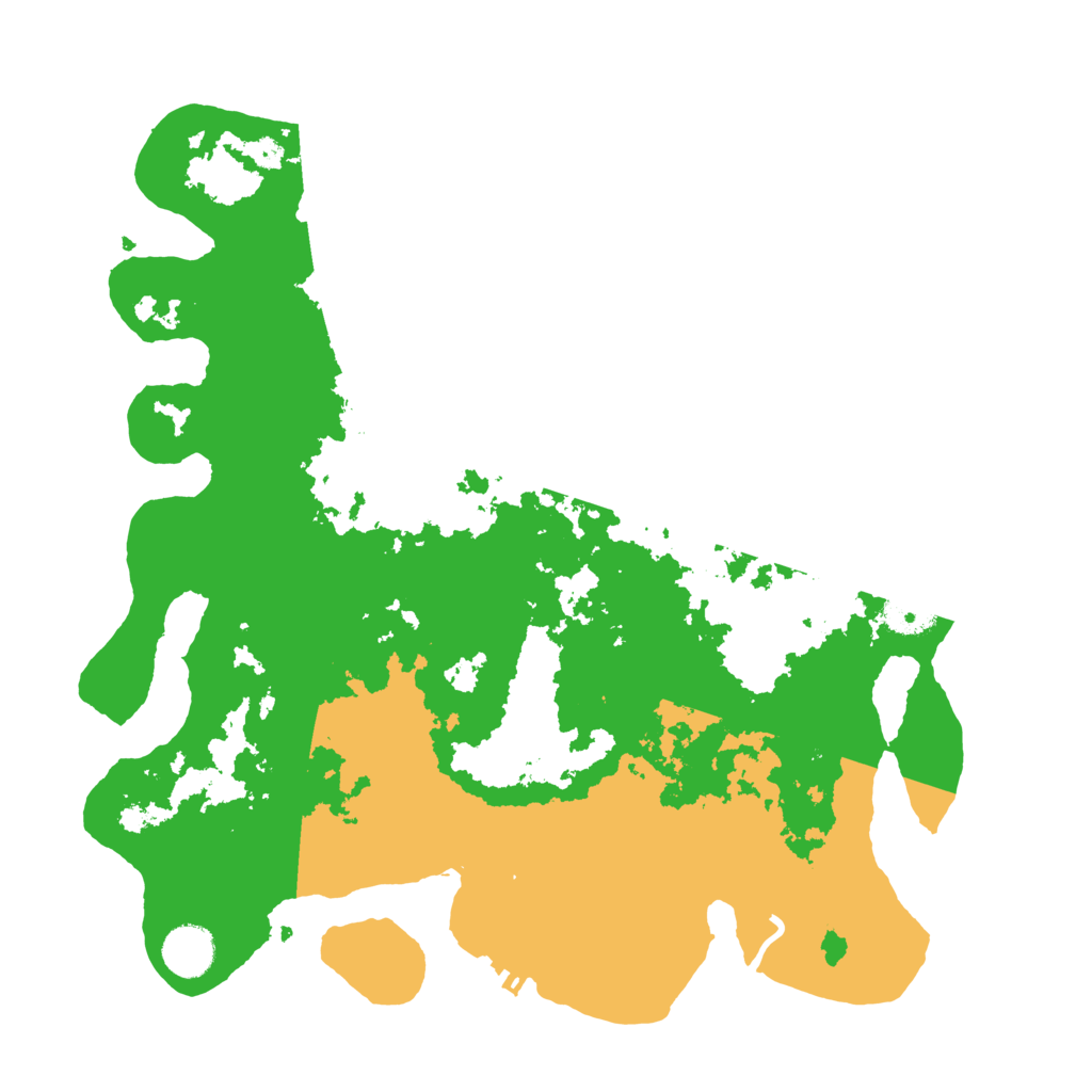 Biome Rust Map: Procedural Map, Size: 3700, Seed: 723125376