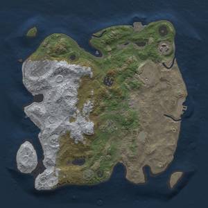 Thumbnail Rust Map: Procedural Map, Size: 3000, Seed: 300, 14 Monuments