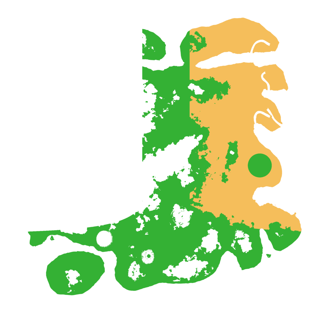 Biome Rust Map: Procedural Map, Size: 3500, Seed: 199384359