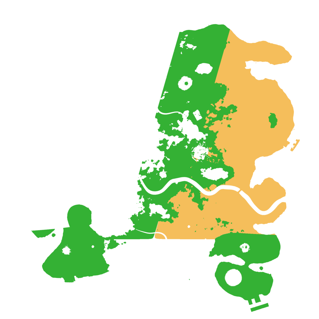 Biome Rust Map: Procedural Map, Size: 3500, Seed: 1476149254